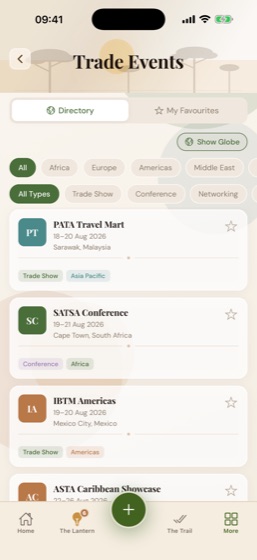 The trade events directory
